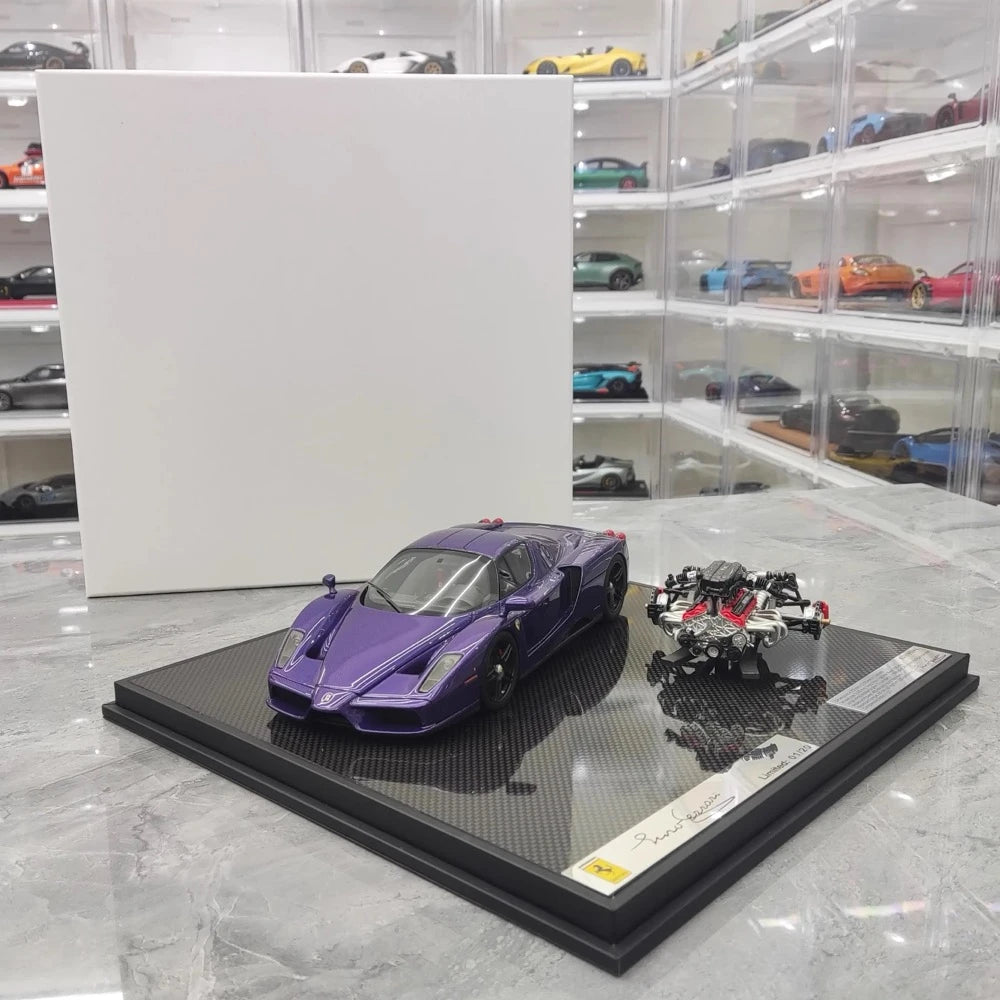 [General Models] 1:18 Ferrari 2002 Enzo paars modelauto Hars