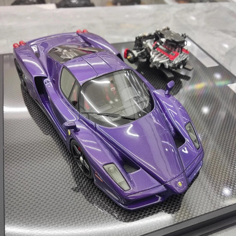 [General Models] 1:18 Ferrari 2002 Enzo lila modellbil harts