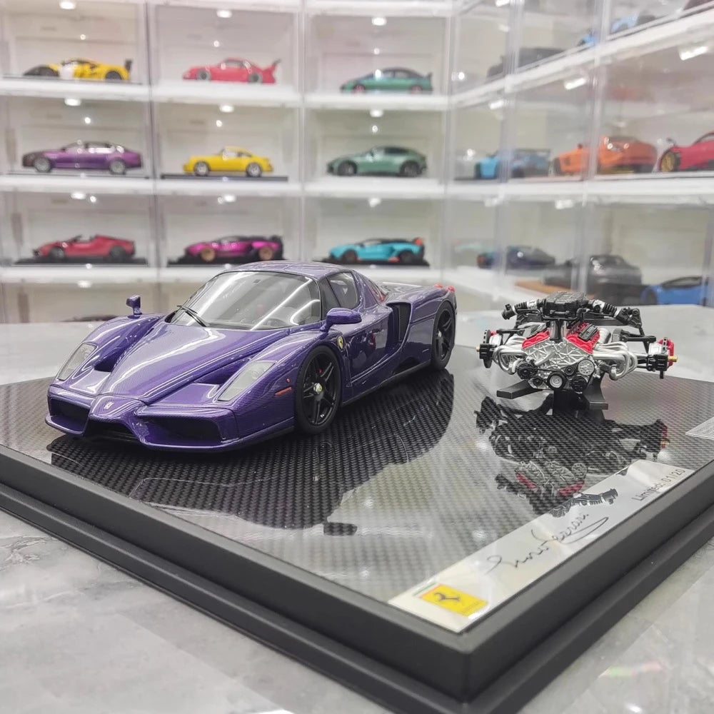 [General Models] 1:18 Ferrari 2002 Enzo paars modelauto Hars