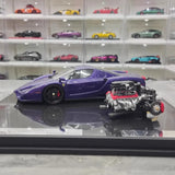 [General Models] 1:18 Ferrari 2002 Enzo paars modelauto Hars