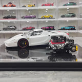 [General Models] 1:18 Ferrari 2002 Enzo vit modellbil harts