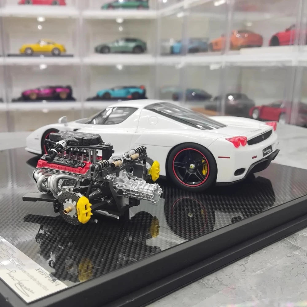 [General Models] 1:18 Ferrari 2002 Enzo White Model Car Resin