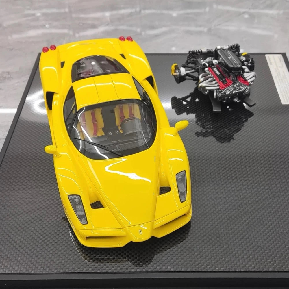 [General Models] 1:18 Ferrari 2002 Enzo Yellow Model Car Resin