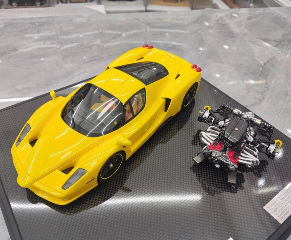 [General Models] 1:18 Ferrari 2002 Enzo Yellow Model Car Resin