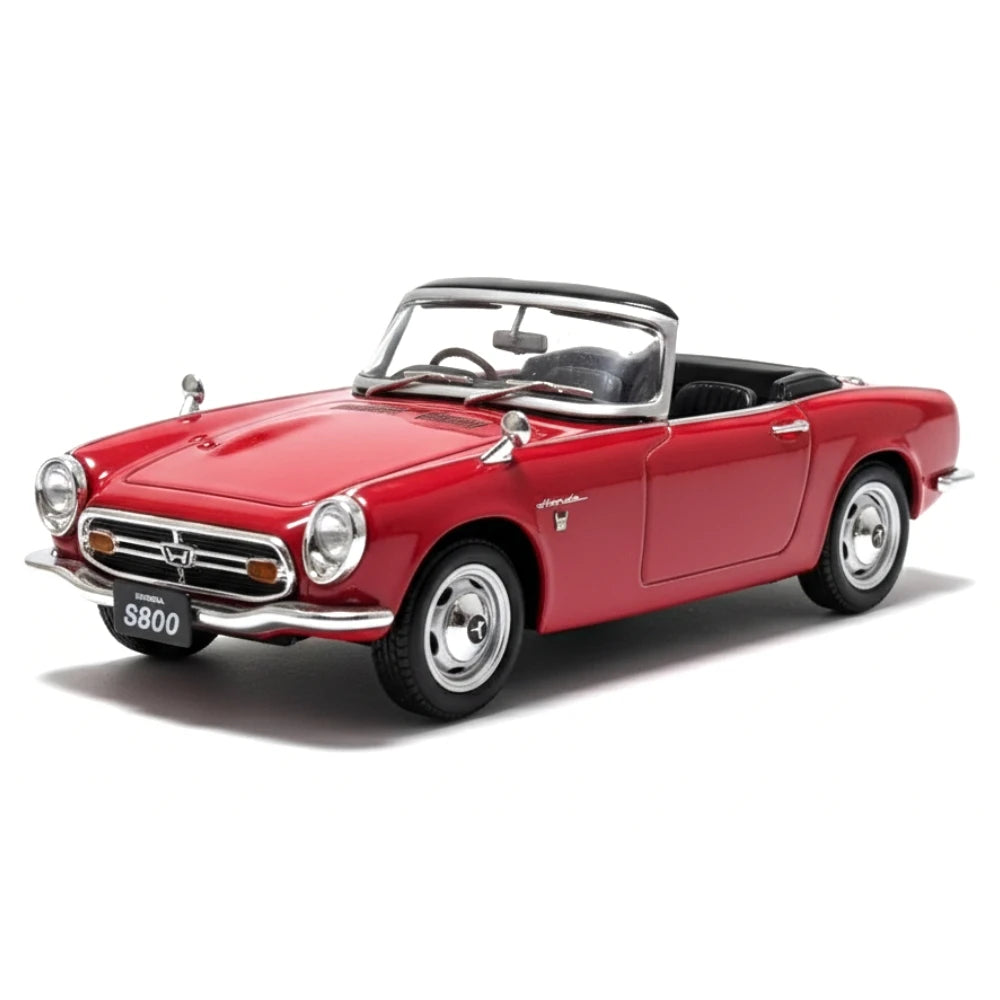 [Hachette] 1:43 Honda 1966 S800 AS800 Red Model Car Die-Cast