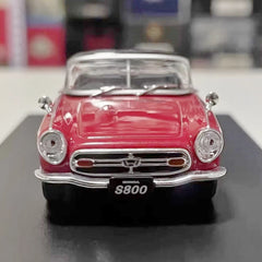 [Hachette] 1:43 Honda 1966 S800 AS800 Red Model Car Die-Cast