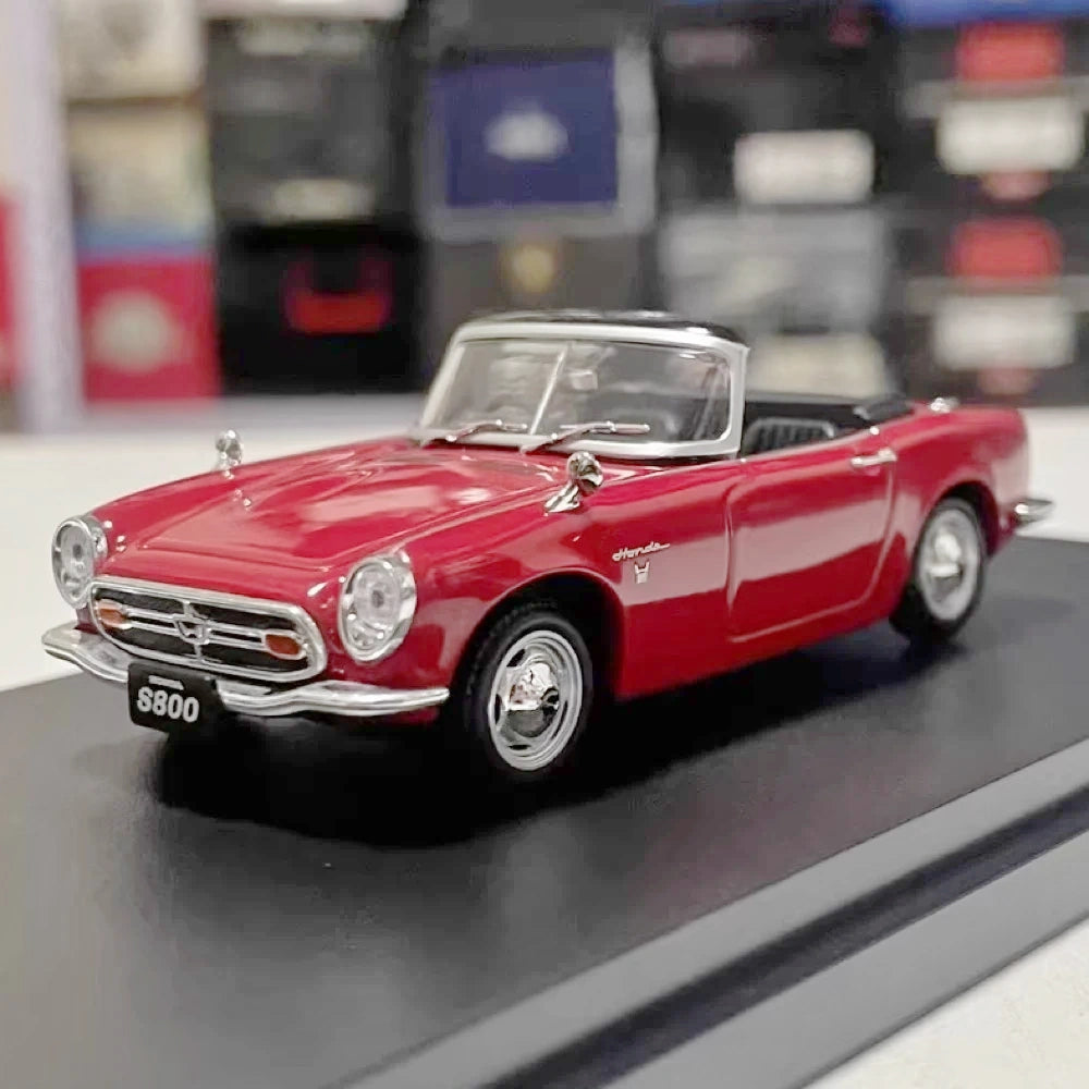 [Hachette] 1:43 Honda 1966 S800 AS800 Red Model Car Die-Cast