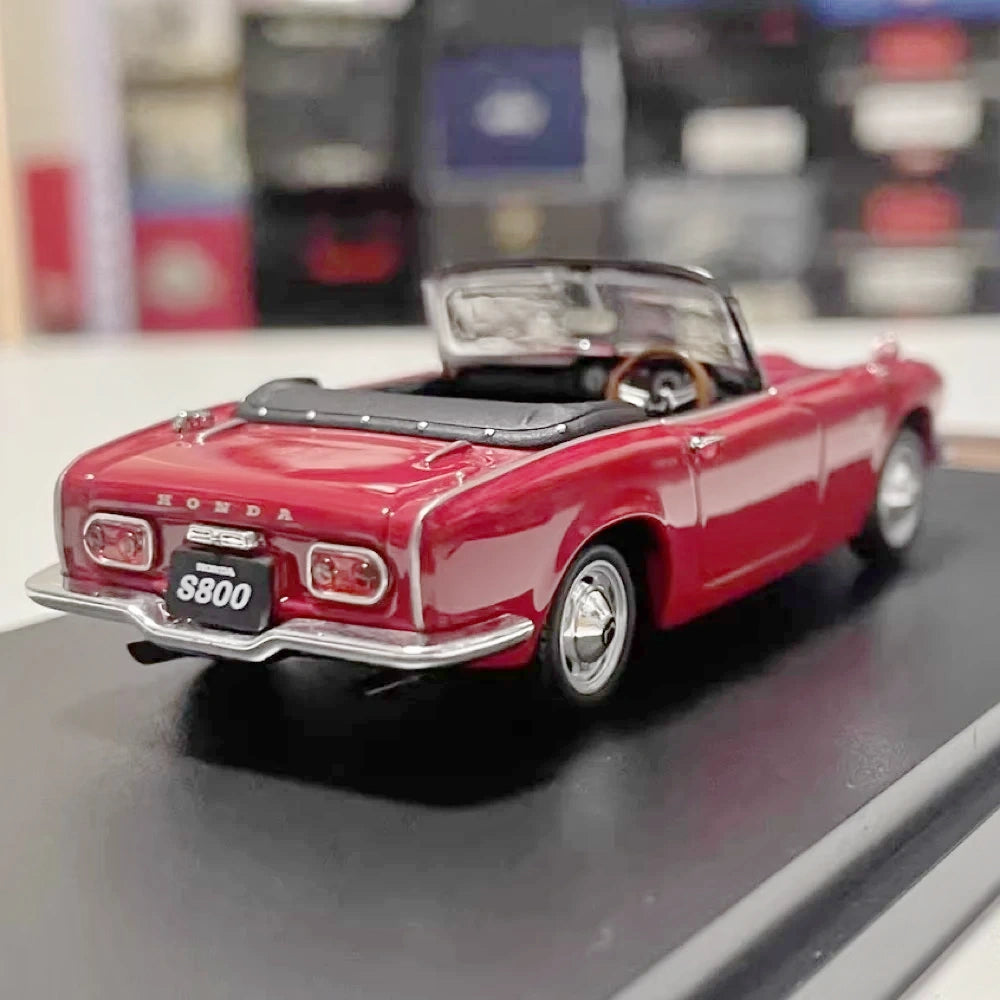 [Hachette] 1:43 Honda 1966 S800 AS800 Red Model Car Die-Cast
