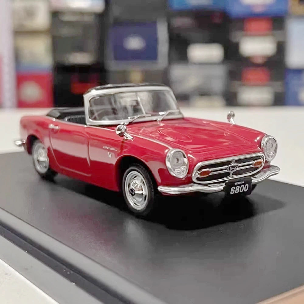 [Hachette] 1:43 Honda 1966 S800 AS800 Red Model Car Die-Cast