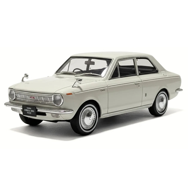 [Hachette] 1:43 Toyota 1966 Corolla KE10-D White Model Car Die-Cast