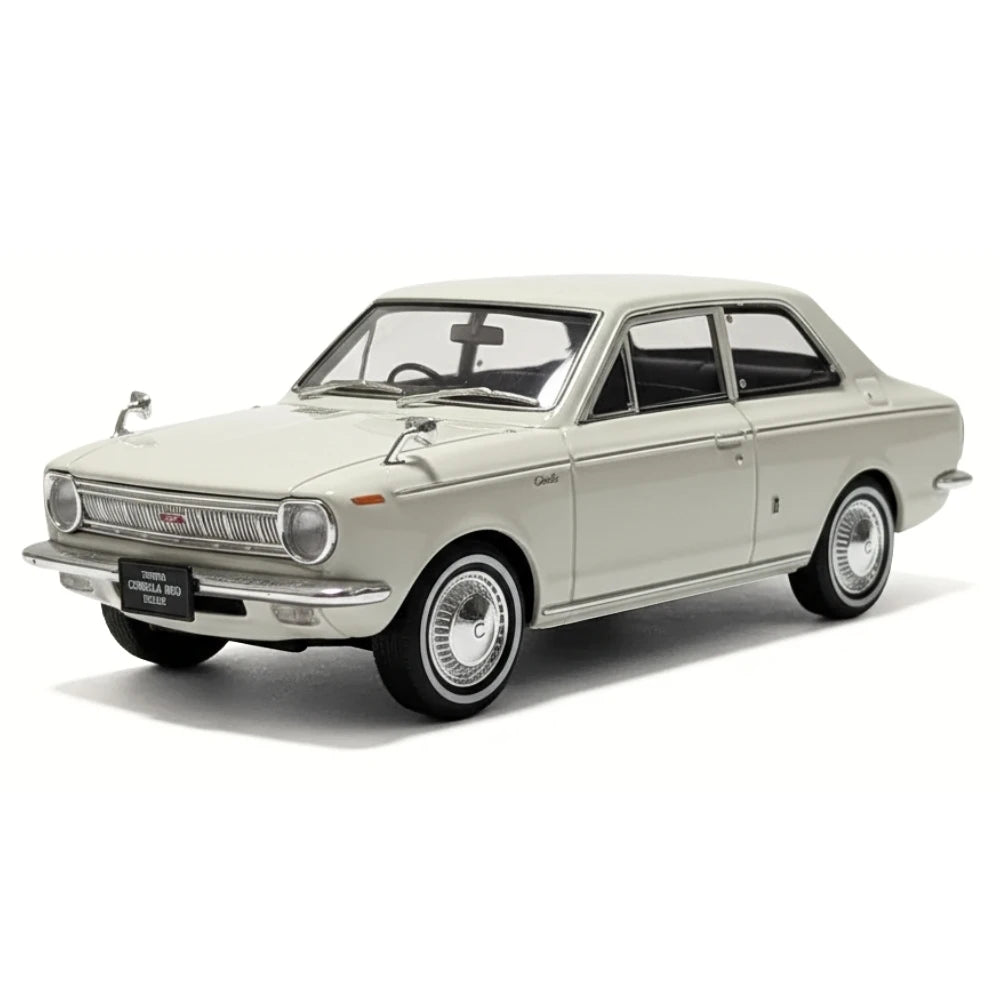 [Hachette] 1:43 Toyota 1966 Corolla KE10-D White Model Car Die-Cast