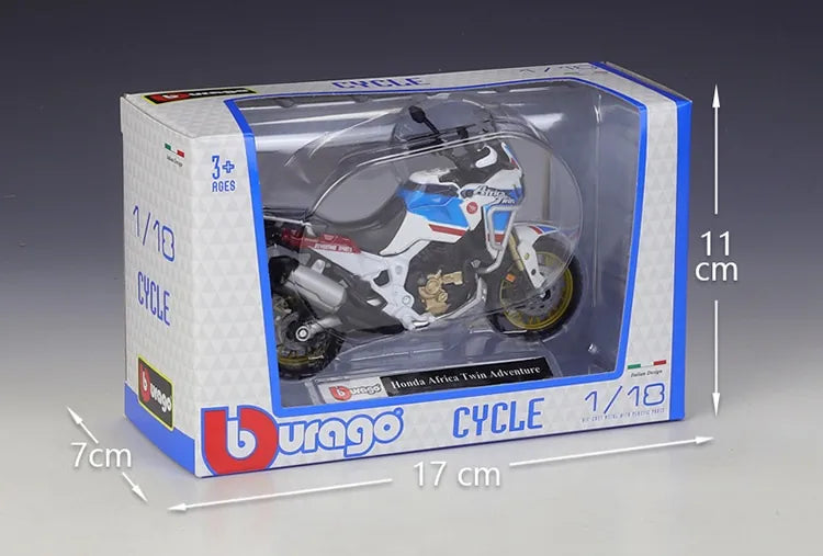 1:18 HONDA 2018 Africa Twin Adventure Motorcycle Model