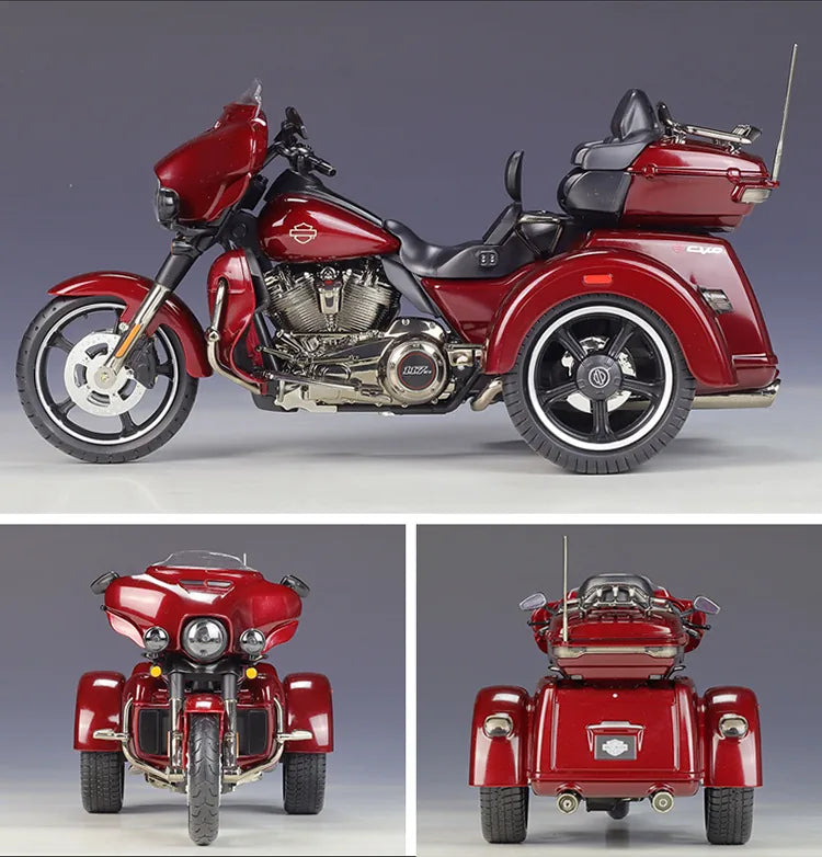 1:12 Harley-Davidson 2021 CVO Tri Glide Motorcycle Model