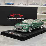 Henson & Heaven Bentley 2024 Flying Spur Green 1:18 – Résine de modèle en résine de collection
