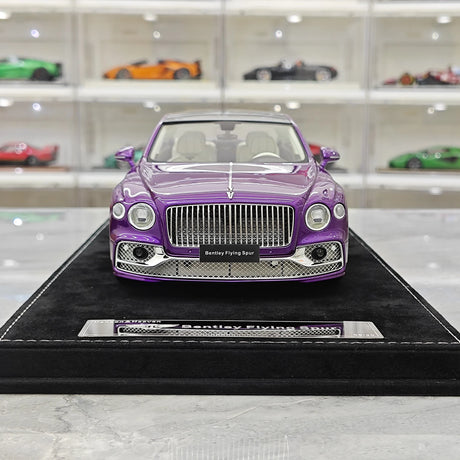 Henson & Heaven Bentley 2024 Flying Spur Purple 1:18 – Collectible Resin Model Resin