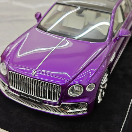 Henson & Heaven Bentley 2024 Flying Spur Purple 1:18 – Collectible Resin Model Resin