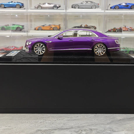 Henson & Heaven Bentley 2024 Flying Spur Purple 1:18 – Collectible Resin Model Resin