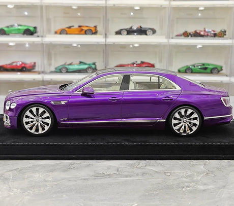 Henson & Heaven Bentley 2024 Flying Spur Purple 1:18 – Collectible Resin Model Resin