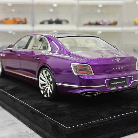 Henson & Heaven Bentley 2024 Flying Spur Purple 1:18 – Collectible Resin Model Resin