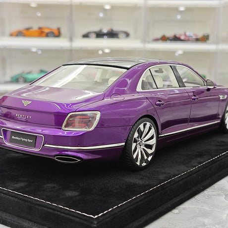 Henson & Heaven Bentley 2024 Flying Spur Purple 1:18 – Collectible Resin Model Resin