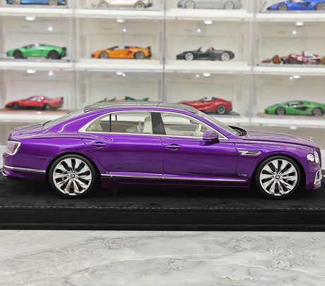Henson & Heaven Bentley 2024 Flying Spur Purple 1:18 – Collectible Resin Model Resin