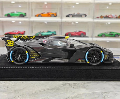 Henson & Heaven Bugatti 2021 Bolide Black 1:18 – Collectible Resin Model Resin