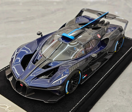 Henson & Heaven Bugatti 2021 Bolide Blue 1:18 – Collectible Resin Model Resin