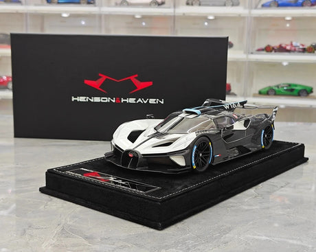 Henson & Heaven Bugatti 2021 Bolide White 1:18 – Collectible Resin Model Resin
