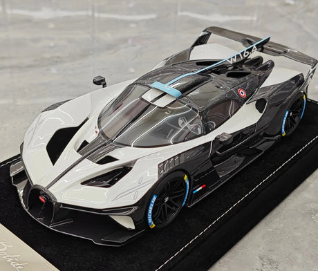 Henson & Heaven Bugatti 2021 Bolide White 1:18 – Collectible Resin Model Resin