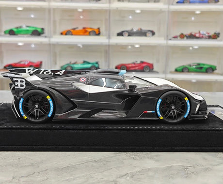 Henson & Heaven Bugatti 2021 Bolide White 1:18 – Collectible Resin Model Resin