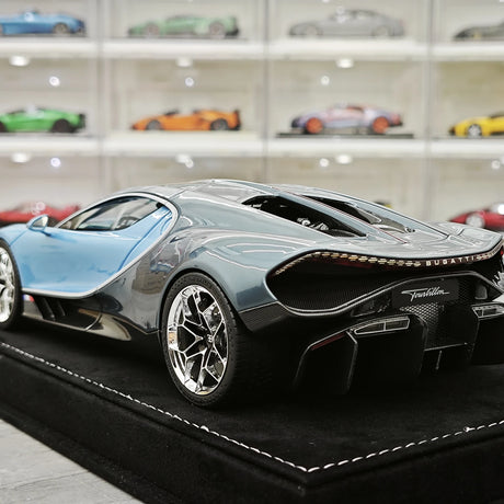 Henson & Heaven Bugatti 2026 Tourbillon Blue 1:18 – Collectible Resin Model Resin