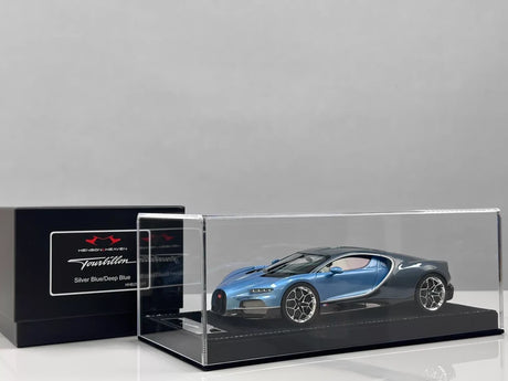 Henson & Heaven Bugatti 2026 Tourbillon Blue 1:18 – Sammelobjekt-Resin-Modellharz