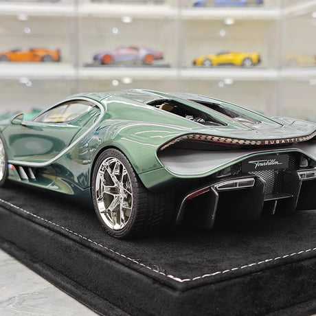 Henson & Heaven Bugatti 2026 Tourbillon Green 1:18 – Resina da collezione per modelli di resina