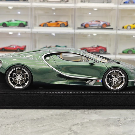 Henson & Heaven Bugatti 2026 Tourbillon Green 1:18 – Resina da collezione per modelli di resina