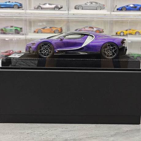 Henson & Heaven Bugatti 2026 Tourbillon Purple 1:18 – Resina da collezione per modelli in resina