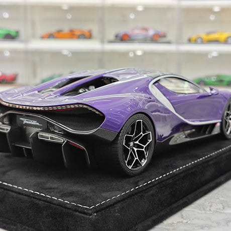 Henson & Heaven Bugatti 2026 Tourbillon Purple 1:18 – Resina da collezione per modelli in resina