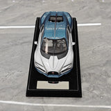 Henson & Heaven Bugatti 2026 Tourbillon Silver och Blue 1:18 – Samlarresin i resin