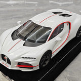 Bugatti 2026 Tourbillon White 1:18 resin model car by Henson & Heaven - view 4