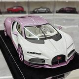 Henson & Heaven Bugatti 2026 Tourbillon White and Pink 1:18 – Collectible Resin Model Resin