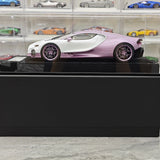 Henson & Heaven Bugatti 2026 Tourbillon White and Pink 1:18 – Collectible Resin Model Resin