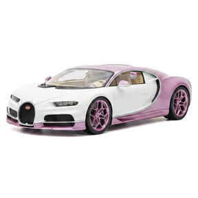 Henson & Heaven Bugatti 2026 Tourbillon White and Pink 1:18 – Collectible Resin Model Resin
