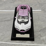 Henson & Heaven Bugatti 2026 Tourbillon White and Pink 1:18 – Collectible Resin Model Resin