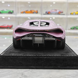 Henson & Heaven Bugatti 2026 Tourbillon White and Pink 1:18 – Collectible Resin Model Resin