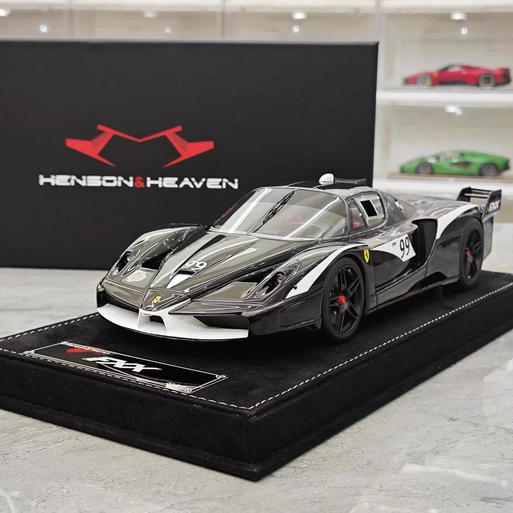 [Henson & Heaven] 1:18 Ferrari 2005 FXX nero modellino di auto resina
