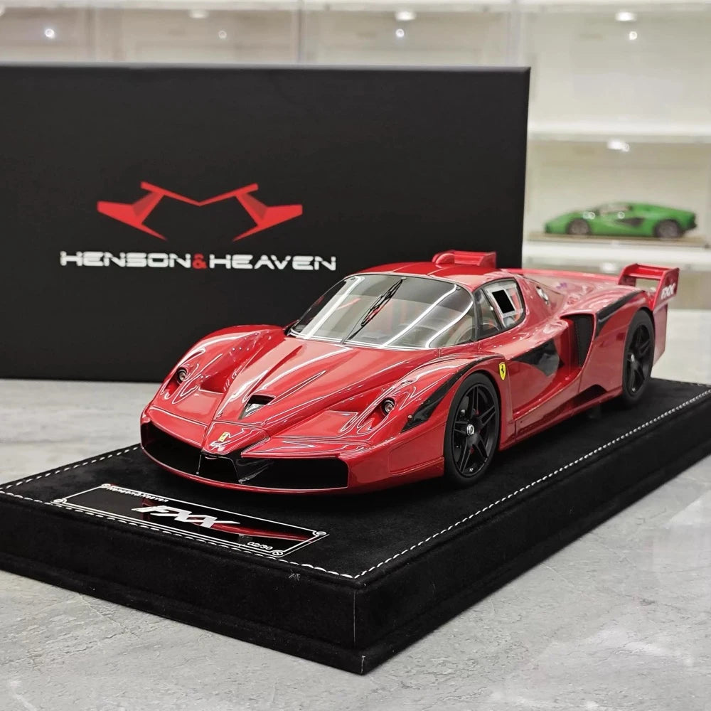 [Henson & Heaven] 1:18 Ferrari 2005 FXX Magenta モデルカー レジン