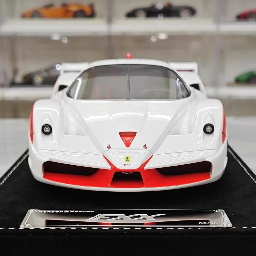 [Henson & Heaven] 1:18 Ferrari 2005 FXX White Model Car Resin
