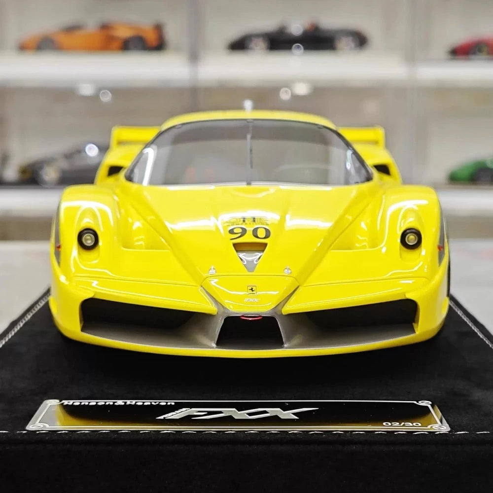 [Henson & Heaven] 1:18 Ferrari 2005 FXX Yellow Model Car Resin