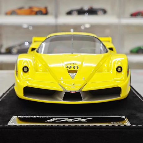 [Henson & Heaven] 1:18 Ferrari 2005 FXX Yellow pienoismalli Hartsi