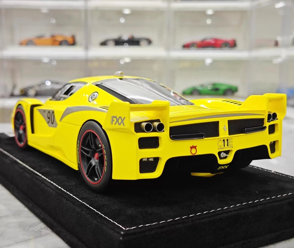 [Henson & Heaven] 1:18 Ferrari 2005 FXX Yellow Model Car Resin