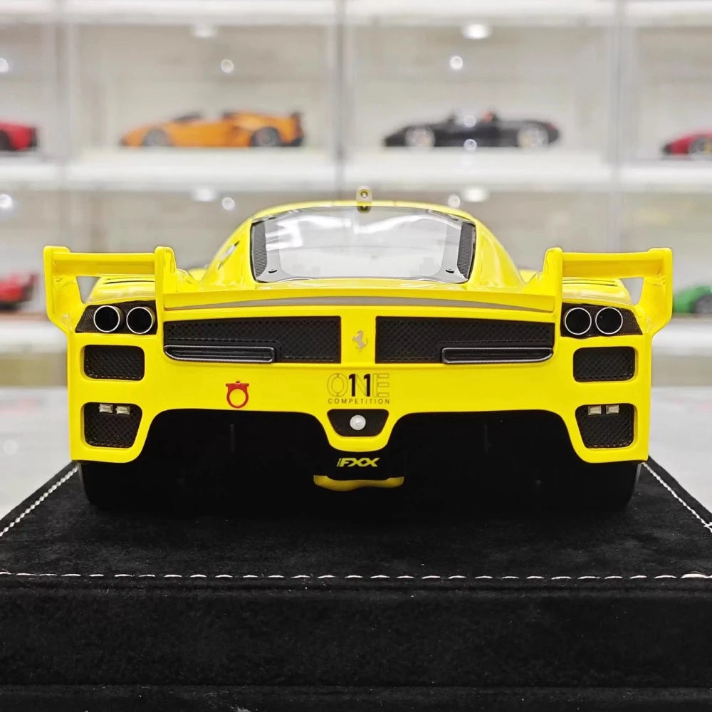 [Henson & Heaven] 1:18 Ferrari 2005 FXX Yellow Model Car Resin
